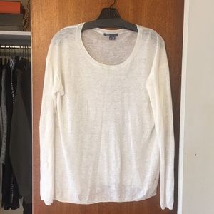 Vince light weight white sweater